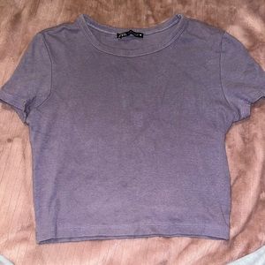 purple zara top